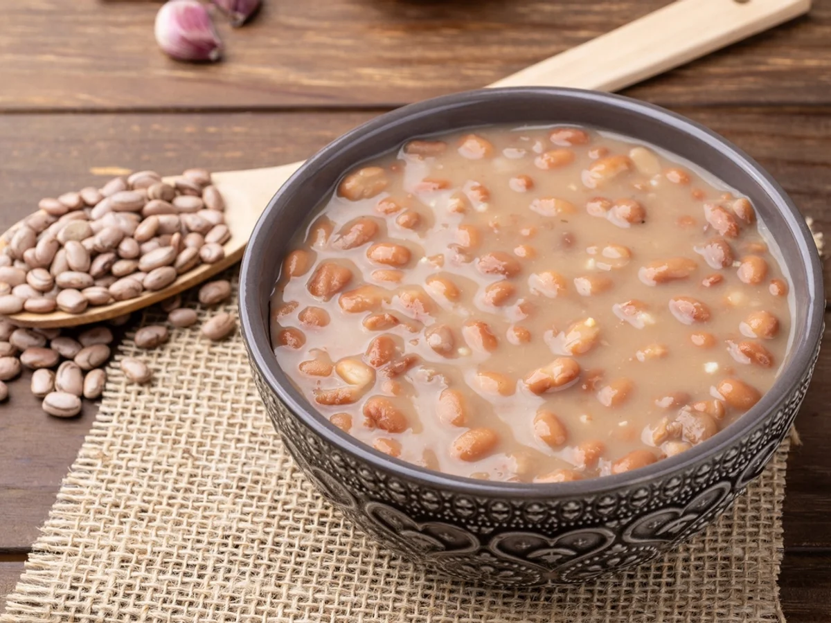 Chef ensina a deixar o caldo do feijão grosso sem precisar amassar os grãos