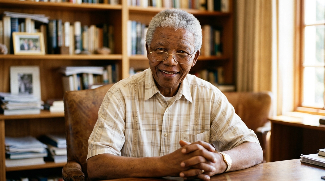 Nelson Mandela: “O homem corajoso não é aquele que não sente medo, mas aquele que consegue vencê-lo” — a frase de quem passou 27 anos preso e ainda assim se tornou símbolo de resistência