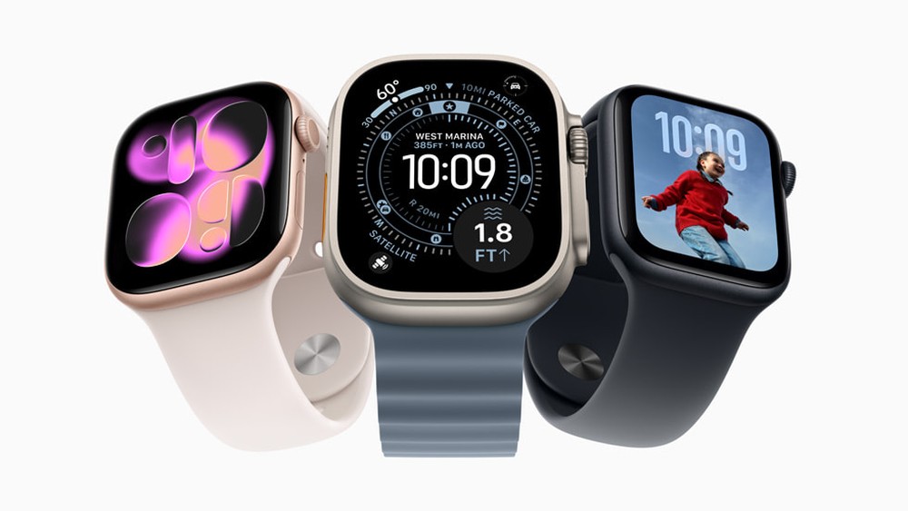 Novos smartwatches da Apple podem ouvir o usuário o tempo todo — Foto: Reprodução/Apple