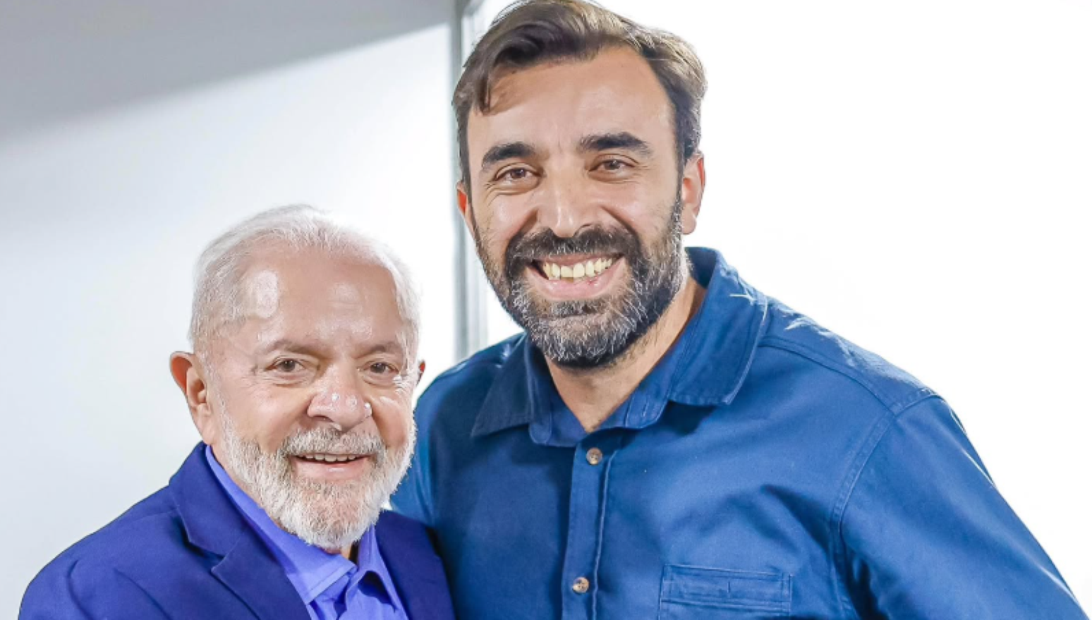 Lula e Jo&atilde;o Pedro Mehl, que lidera o Movimento Cultura com Lula