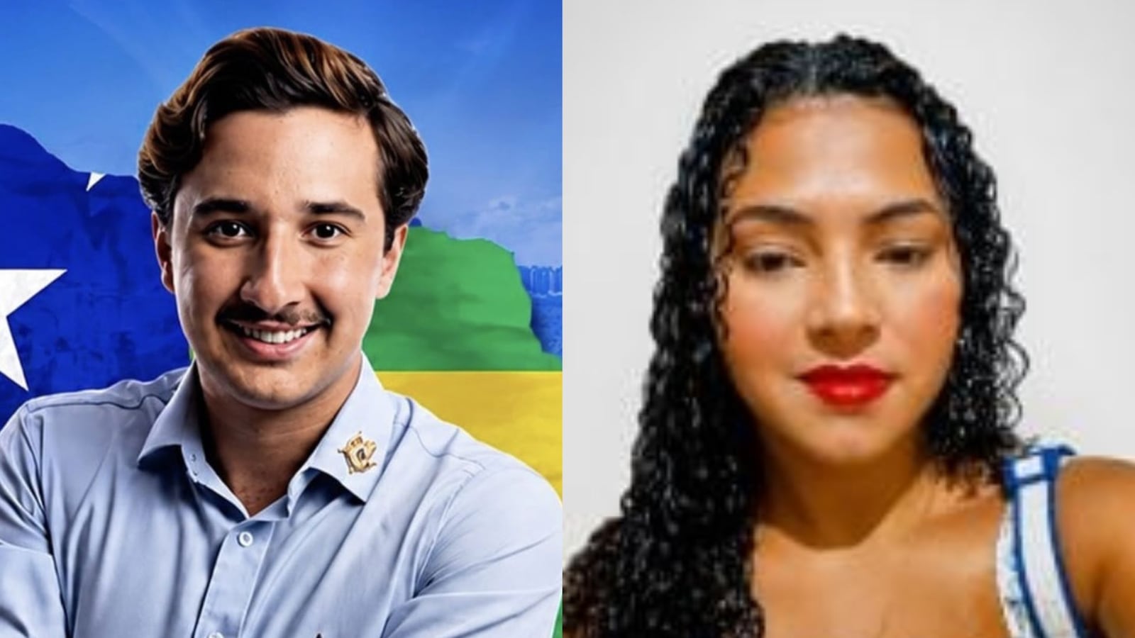 Gabriel Dedá e Jheysilane Pinheiro estão inaptos a disputar essas eleições por conta da idade Reprodução/Instagram/@gabrieldedaprado2/Divulgação/TSE - Montagem R7