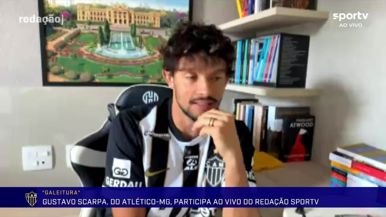 Scarpa se diz surpreso com adesão de atletas e torcedores a clube do livro: "Nunca me senti tão famoso"