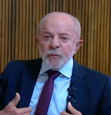 Lula durante entrevista ao SBT Foto: Reprodução/SBT