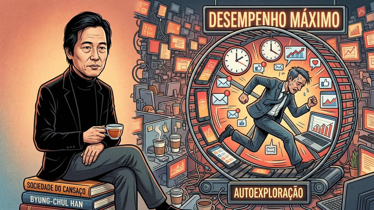 Byung-Chul Han e a Sociedade do Cansaço, em reflexão sobre o esgotamento: “Não somos mais explorados por um patrão, agora nos exploramos a nós mesmos e chamamos isso de liberdade”