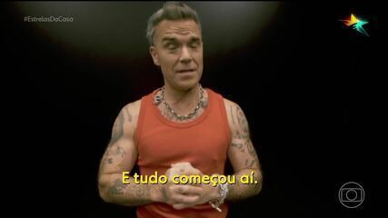 Robbie Williams manda recado para os semifinalista do Estrelas da Casa