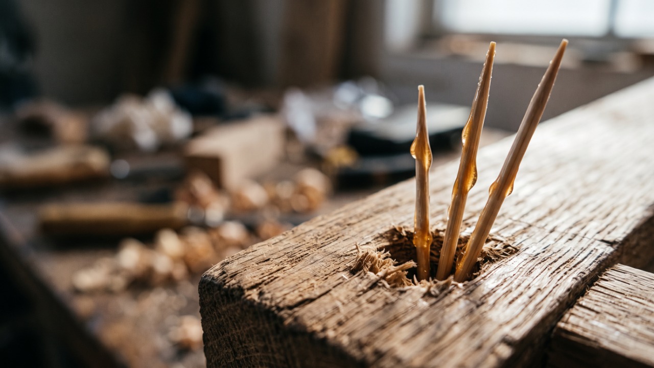 O parafuso gira em falso? A gambiarra caseira com palitos de dente que devolve “pegada” à madeira