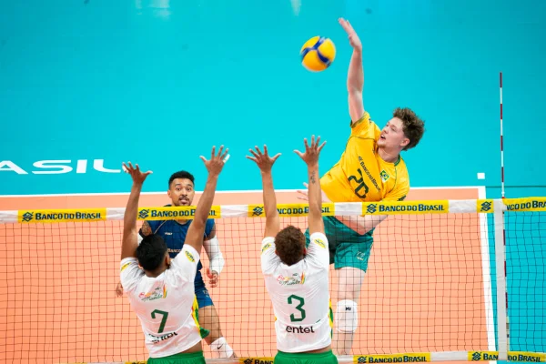 Vôlei: Brasil busca manter invencibilidade no Sul-Americano contra Colômbia - destaque galeria