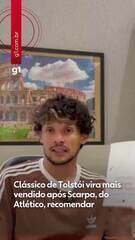 Livro vira mais vendido após Gustavo Scarpa, do Atlético, recomendar