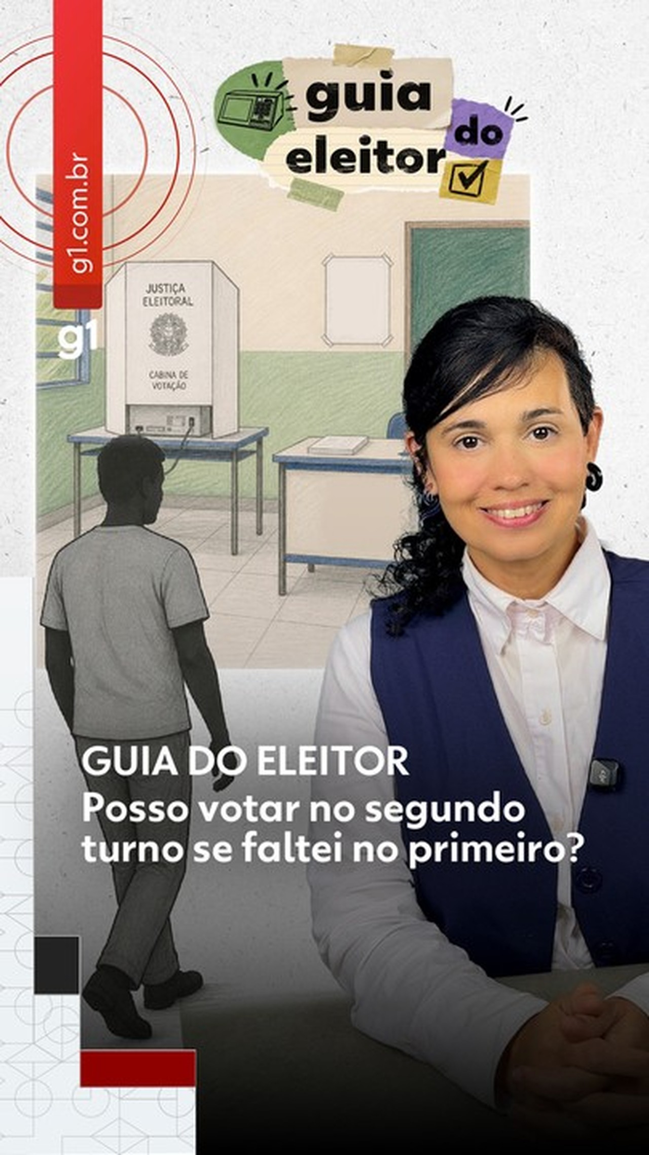 VÍDEO: posso votar no segundo turno se faltei no primeiro?