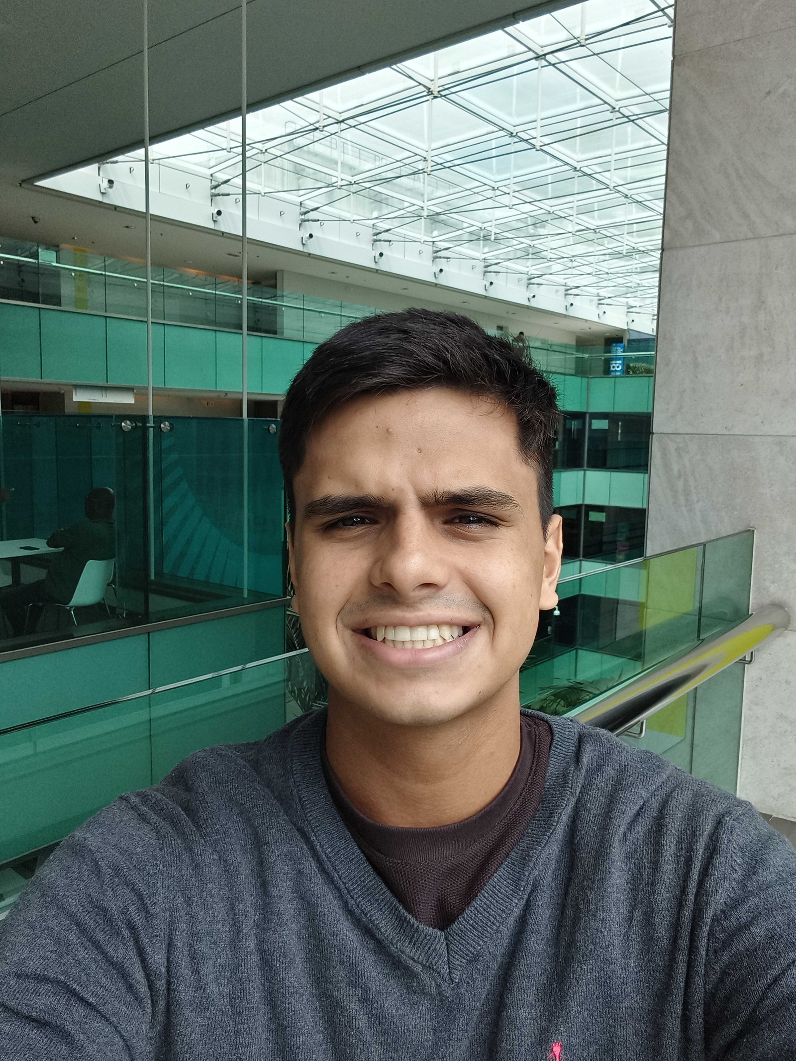 Foto pessoal com câmera frontal de dia — Foto: João Santos/TechTudo