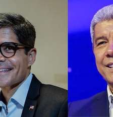 ACM Neto e Jerônimo Rodrigues estão na disputa pelo governo da Bahia Foto: Divulgação/TV Band e PT