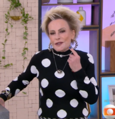 Ana Maria Braga no 'Mais Você' Foto: Reprodução/TV Globo