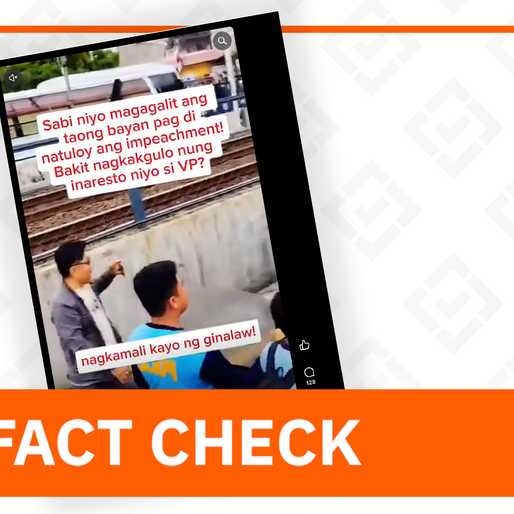 FACT CHECK: INC rally misrepresented as protest against VP Sara arrest warrant