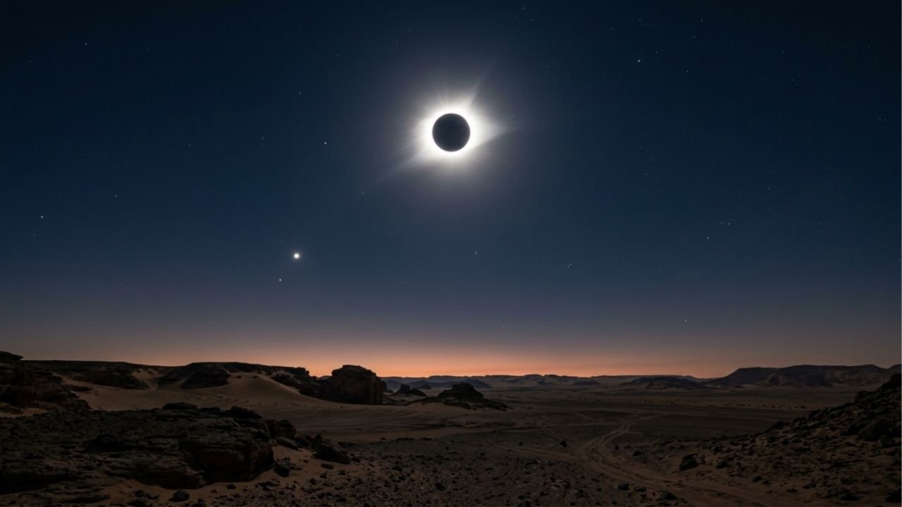 Eclipse solar mais longo do restante do século já tem data marcada: quanto tempo vai durar, de onde será visível e por que astrônomos falam em evento raro