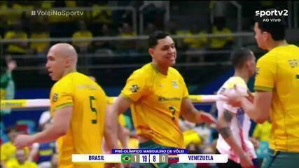 Veja alguns lances de Matheus Pinta na vitória do Brasil contra a Venezuela