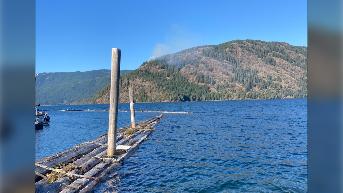 Crews respond to wildfire on Bald Mountain near Youbou