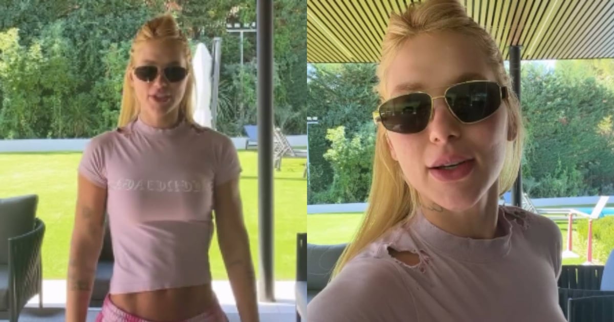 Virginia Fonseca usa blusa rasgada de grife de cerca de R$ 4,3 mil: ‘É o modelo, não foi traça’