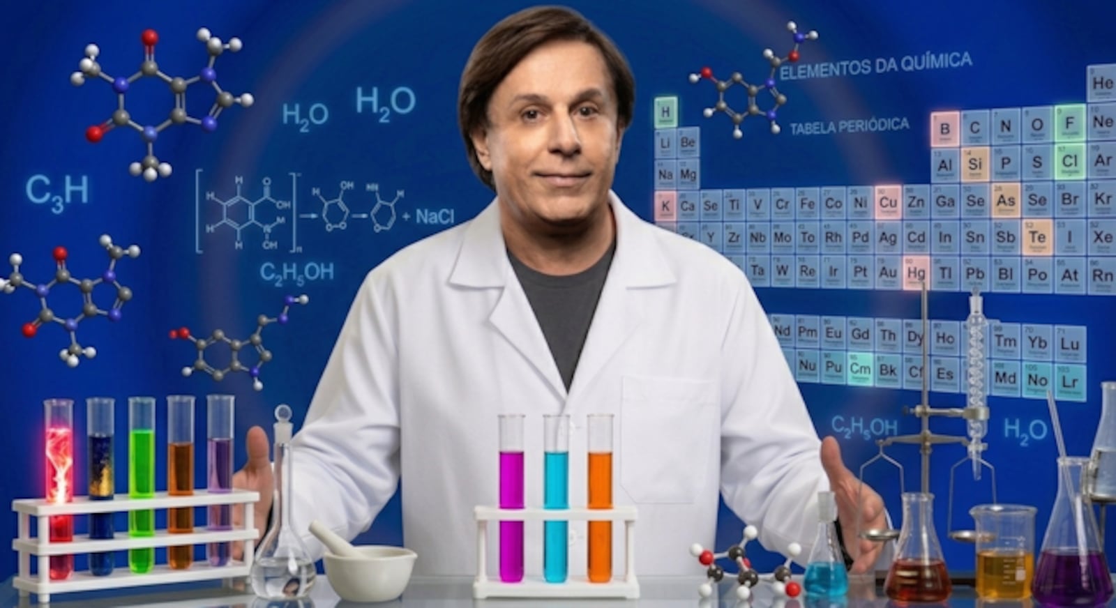 Descubra se você seria um bom químico com o novo quiz do Acerte ou Caia! Arte/R7