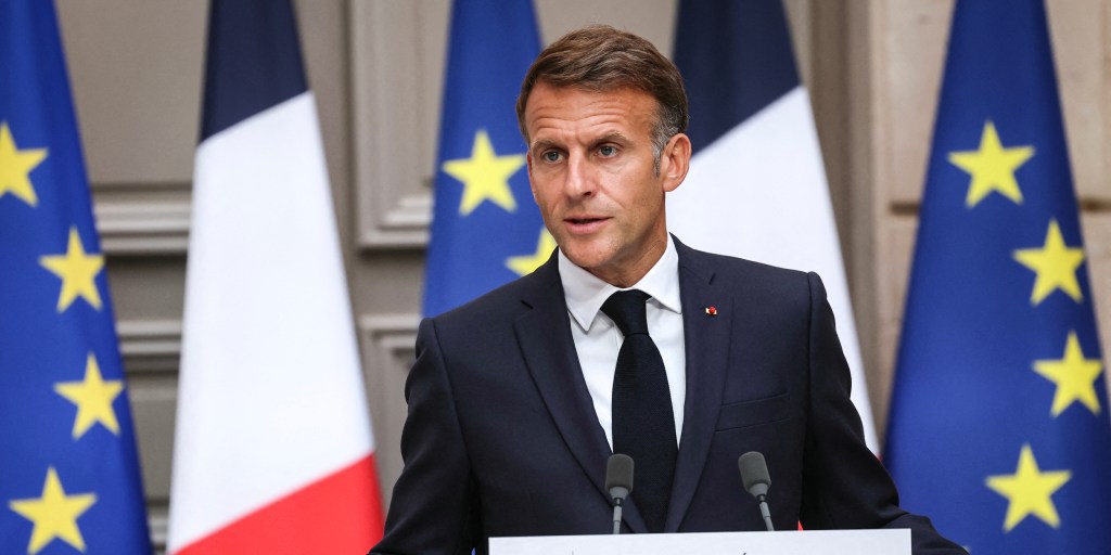 Macron ordena proteções para infraestruturas, citando uma ameaça russa crescente