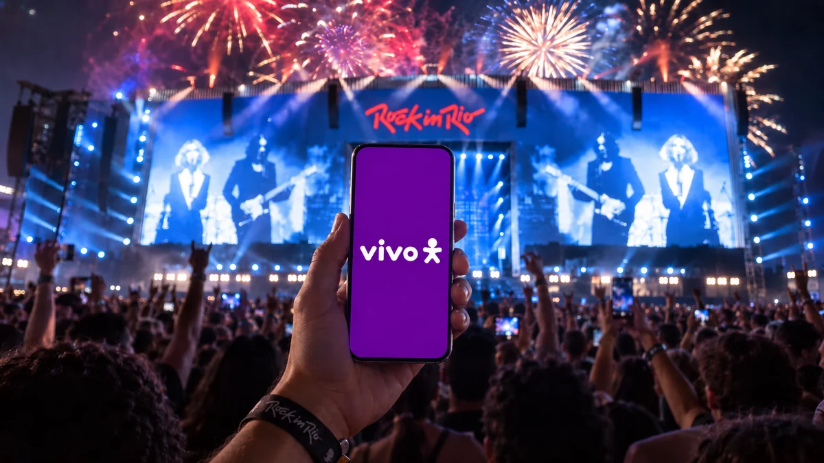 Celular da Vivo no Rock in Rio