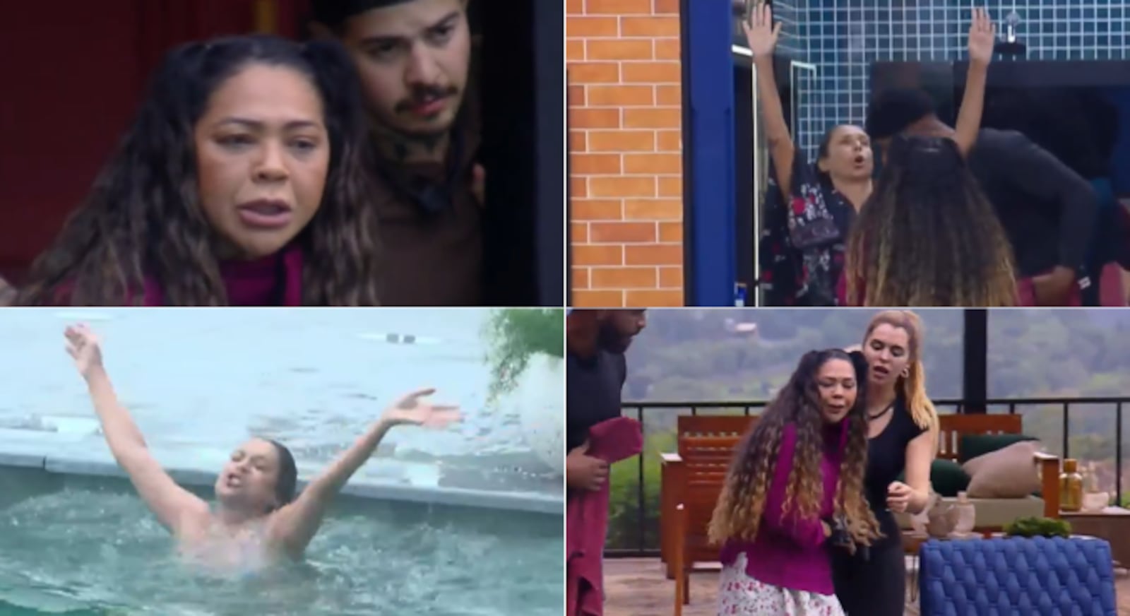 Darlin e Giovanna estão fazendo a rivalidade crescer Reprodução/RECORD