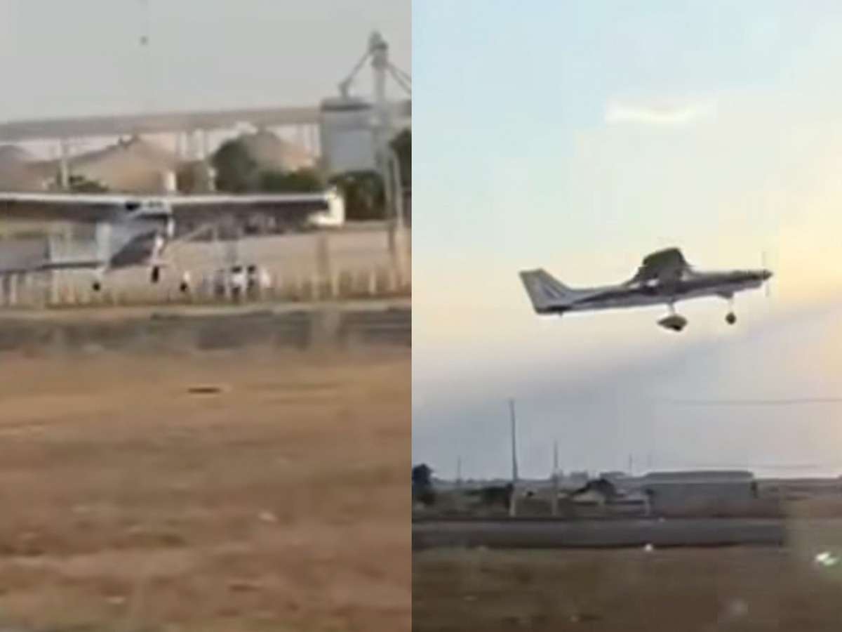 Queda de avião de pequeno porte mata dois pilotos em fazenda em Mato Grosso