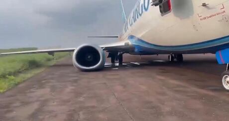 Investigadores congoleses apuram colapso do trem de pouso de um cargueiro 737-300