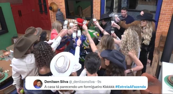 Thaíde se irrita com brincadeiras de flerte e adverte Renata Del Bianco: ‘Minha esposa não gosta’