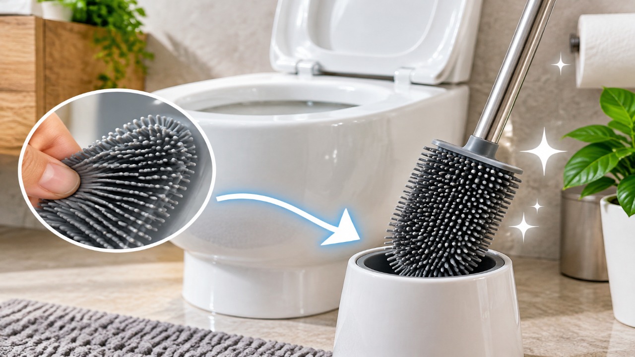 Escova sanitária de silicone: por que ela está conquistando cada vez mais banheiros