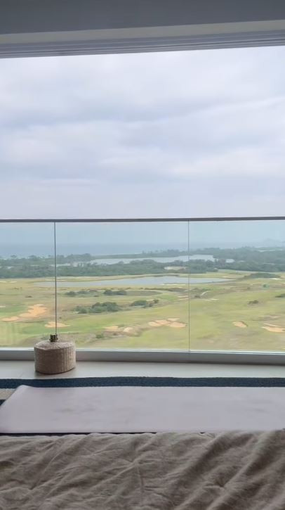Vista do apartamento da Flávia Alessandra — Foto: Reprodução/Instagram