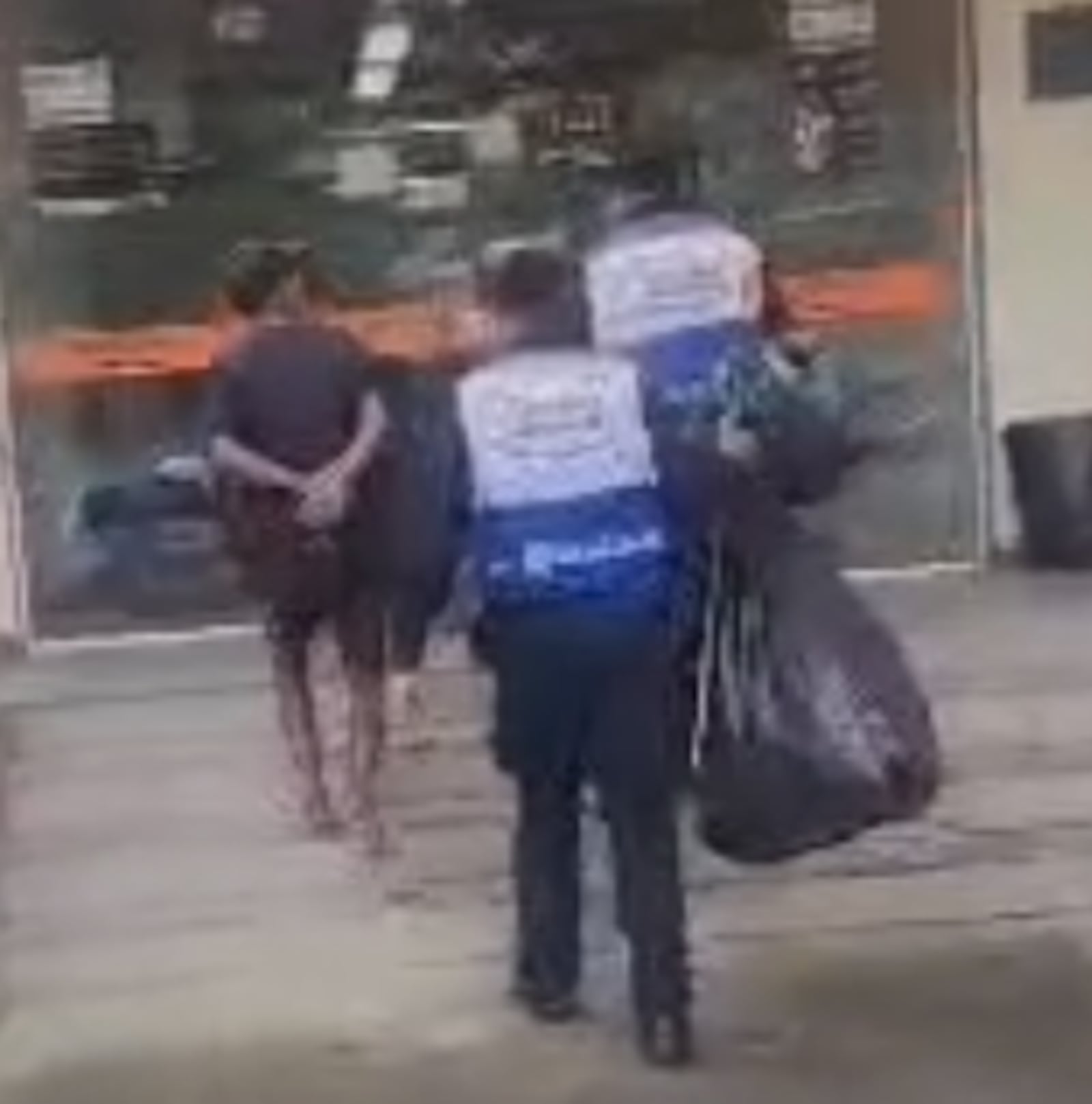 Agentes do Segurança Presente flagraram homem durante furto Reprodução/Segurança Presente
