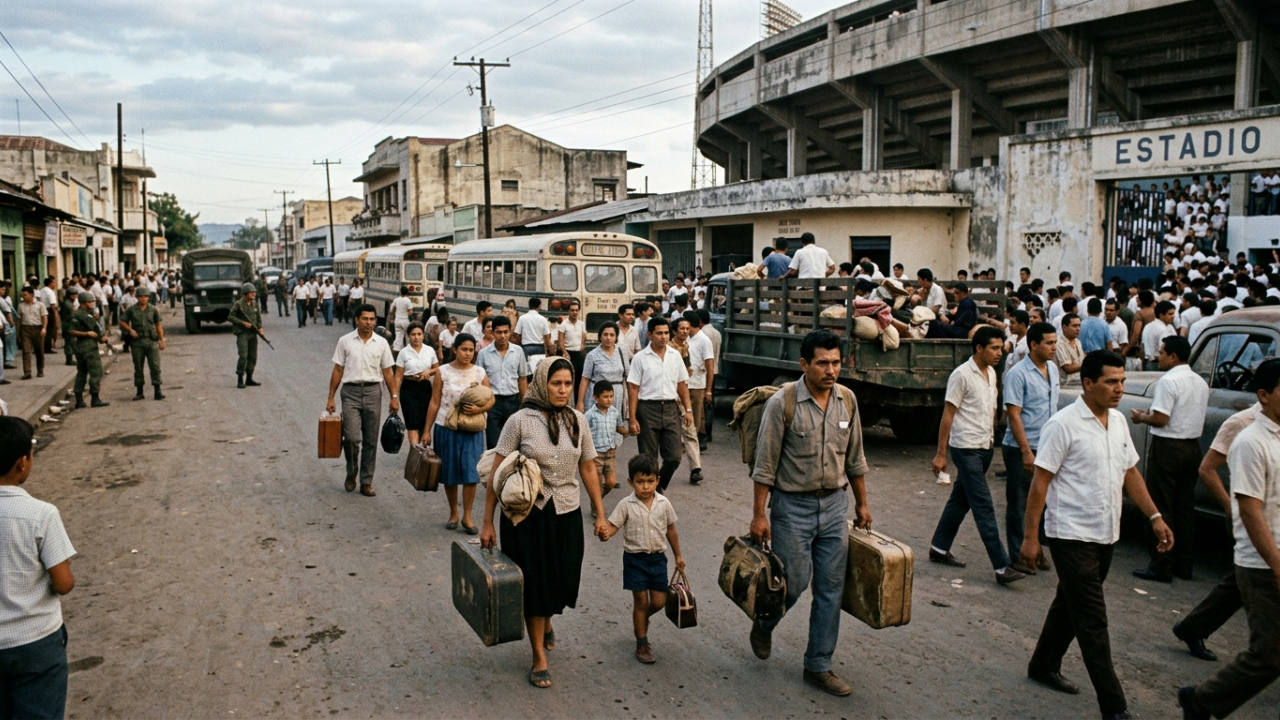 Uma guerra entre El Salvador e Honduras em 1969 explodiu após três jogos de futebol, mas terra e migração já alimentavam a crise entre os países