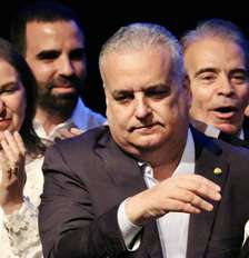 Flávio Bolsonaro anunciou Alfredo Gaspar como vice na disputa à Presidência Foto: FREDERICO BRASIL/THENEWS2/ESTADÃO CONTEÚDO