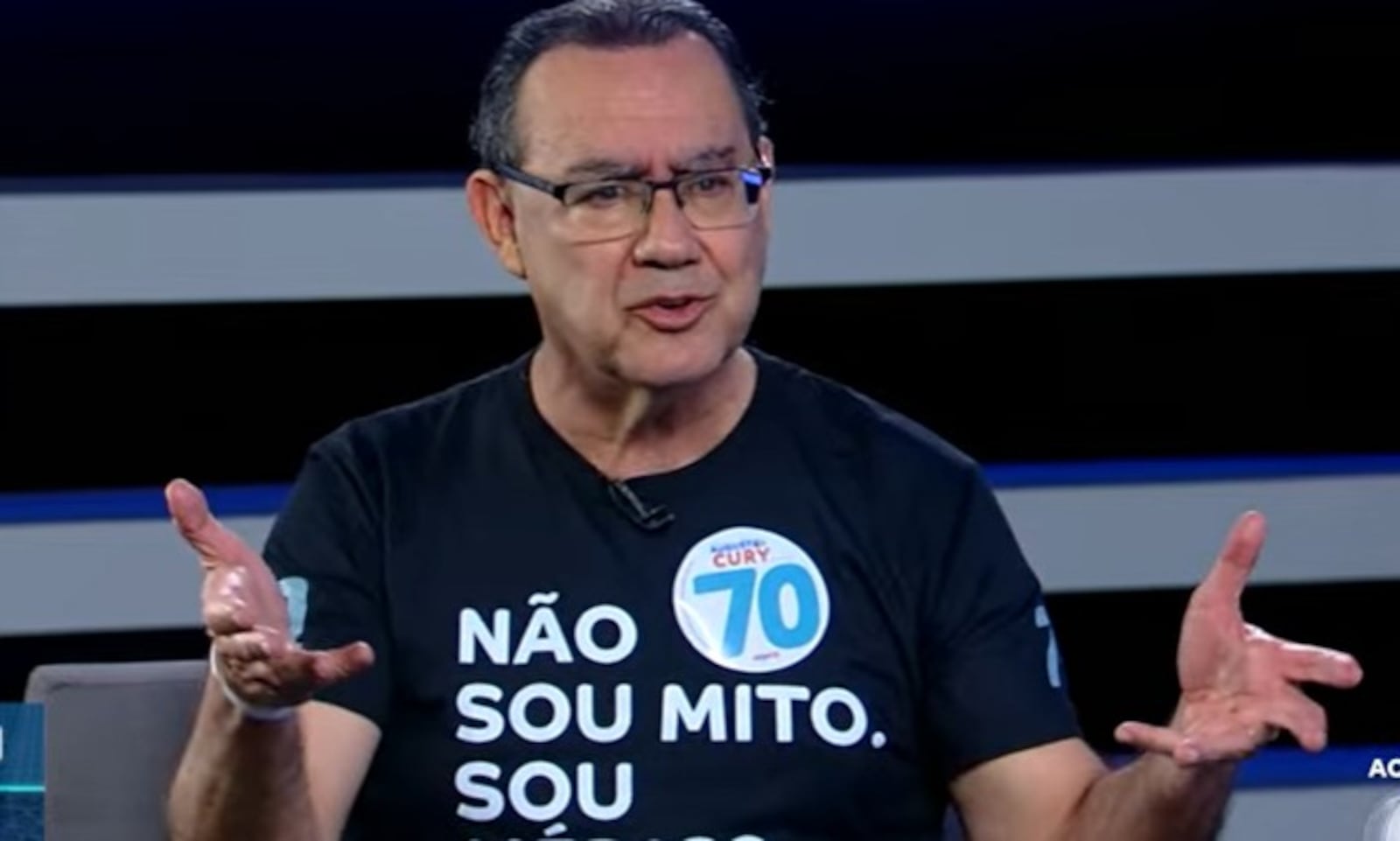 Cury afirma que salário será destinado a projetos de estudantes Reprodução RECORD - 19.09.2026