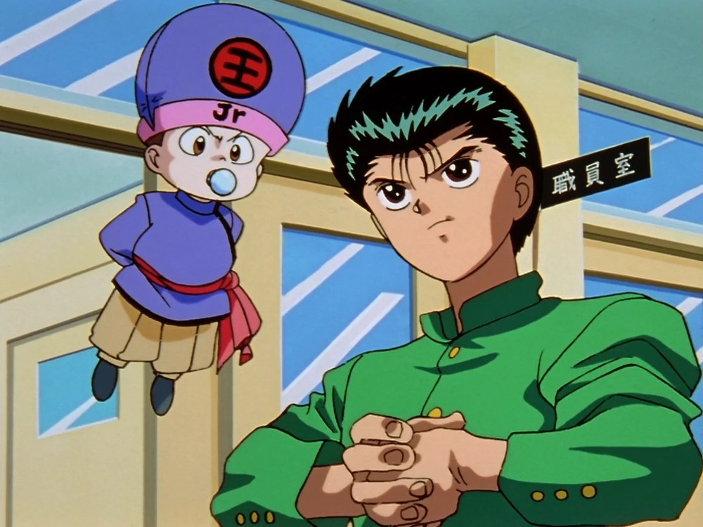 Baseado no mangá de Yoshihiro Togashai, o anime Yu Yu Hakusho segue os passos do protagonista Yusuke Urameshi — Foto: Reprodução/IMDb