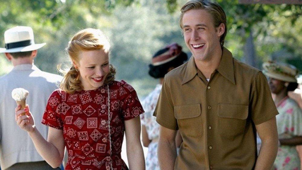 Baseado no livro de Nicholas Sparks, Diário de uma Paixão (2004) é um filme estrelado por Ryan Gosling e Rachel McAdams — Foto: Reprodução/New Line Cinema