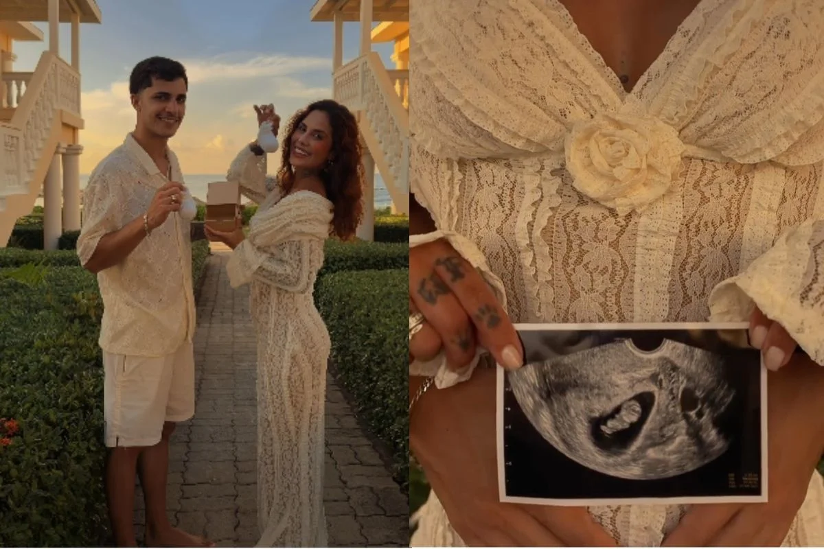 Tati Zaqui anuncia gravidez duas semanas após ser pedida em casamento
