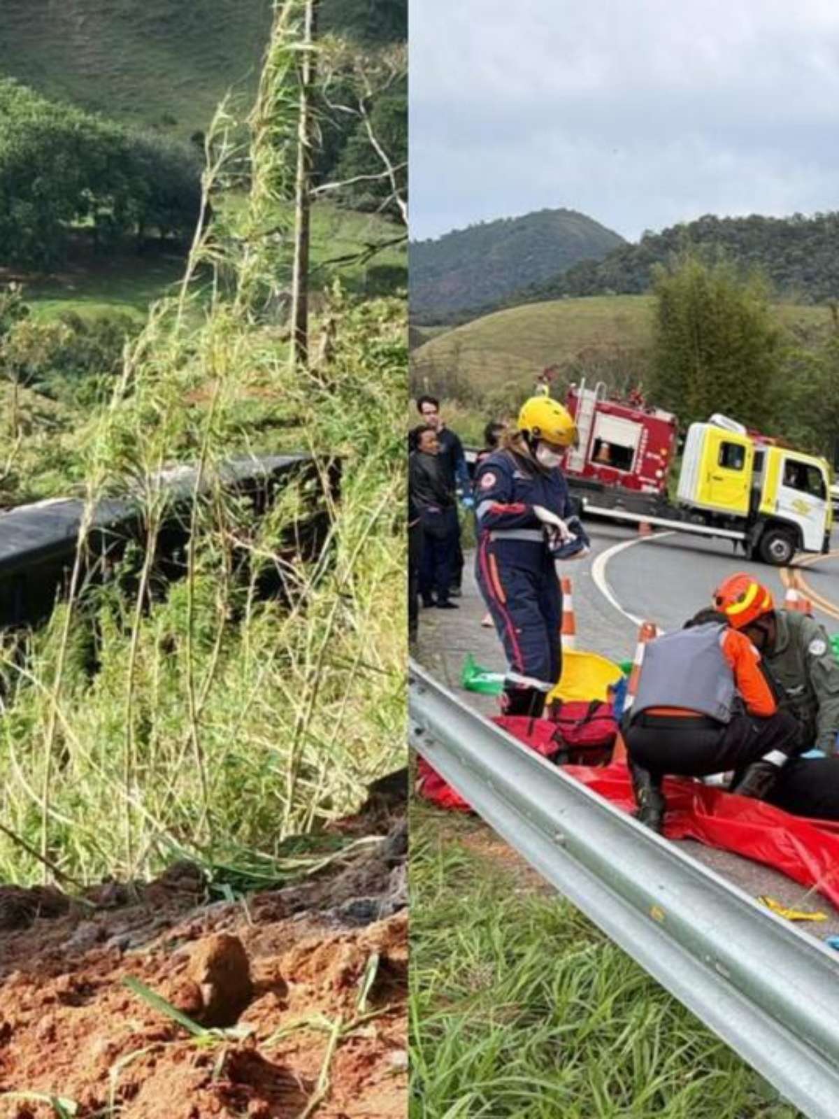 Acidente entre ônibus e carro deixa cinco mortos e cerca de 40 feridos no interior de SP