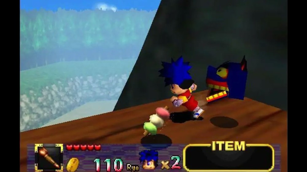 Mystical Ninja starring Goemon é um divertido jogo de aventura em 3D ainda pouco conhecido — Foto: Divulgação/Konami