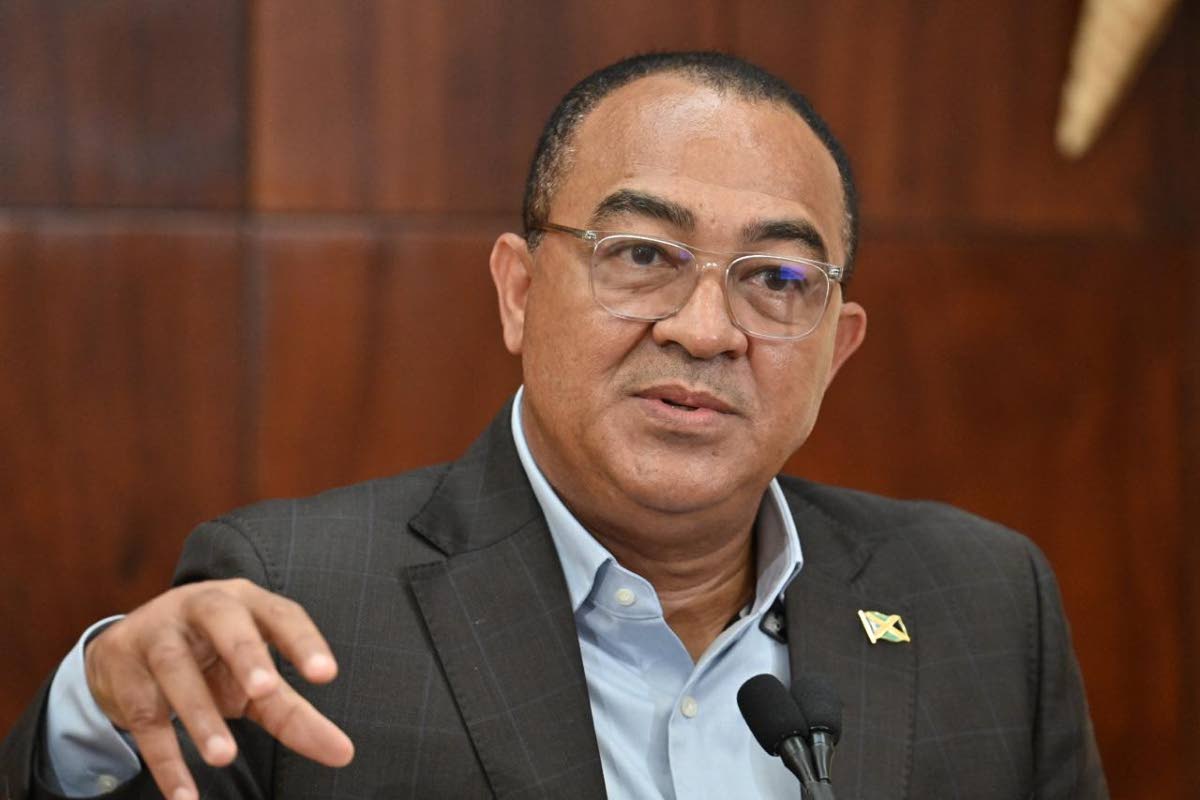 Minister of Health and Wellness Dr Christopher Tufton