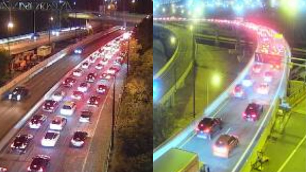 Multi-vehicle crash snarls traffic on DVP, Gardiner Expressway