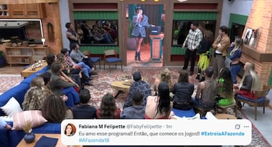 Thaíde se irrita com brincadeiras de flerte e adverte Renata Del Bianco: ‘Minha esposa não gosta’