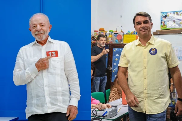 Lula e Flávio Bolsonaro empatam em uma cidade do Paraná. Saiba qual - destaque galeria