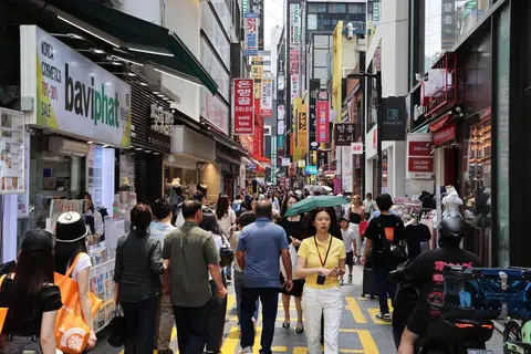 A Coreia do Sul estabelece novo recorde de chegadas de turistas estrangeiros