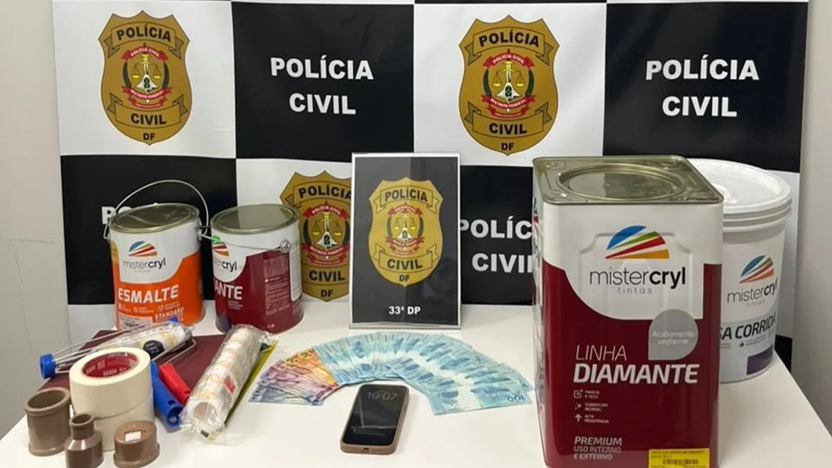 Homem é preso no DF após comprar materiais de construção com notas falsas
