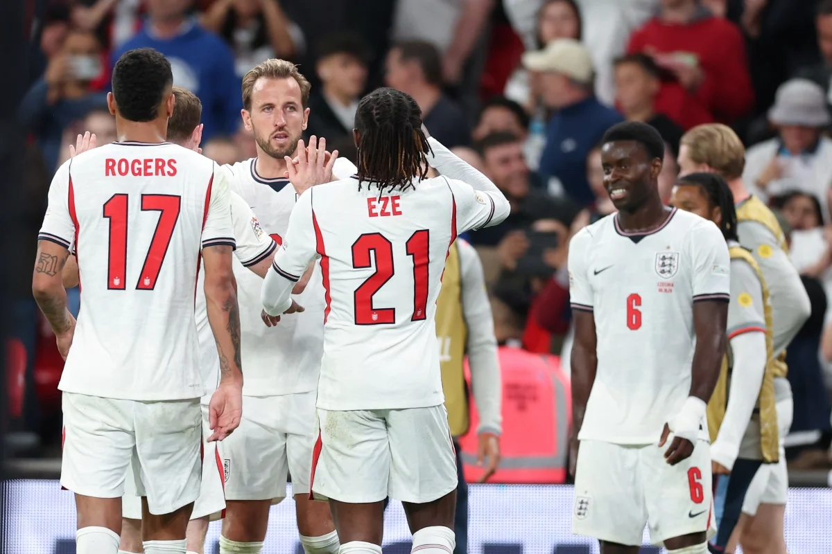 Nations League: Inglaterra vence Tchéquia e segue na 2ª posição no Grupo 3