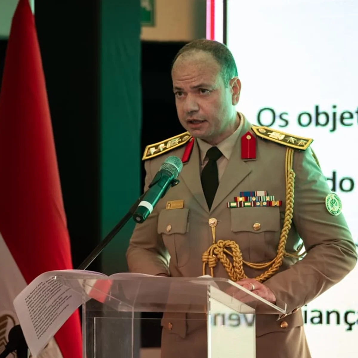 Militar do Egito agradece cooperação com o Brasil