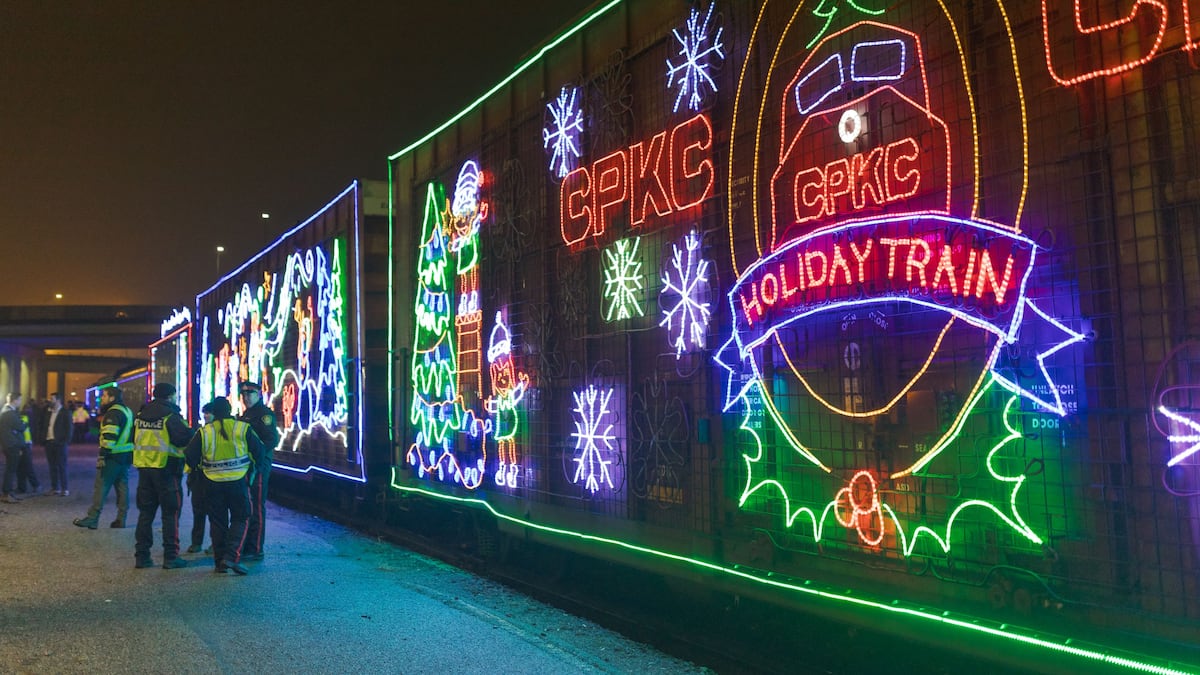 All aboard! CPKC Holiday Train about to roll into the region. Here are the artists performing