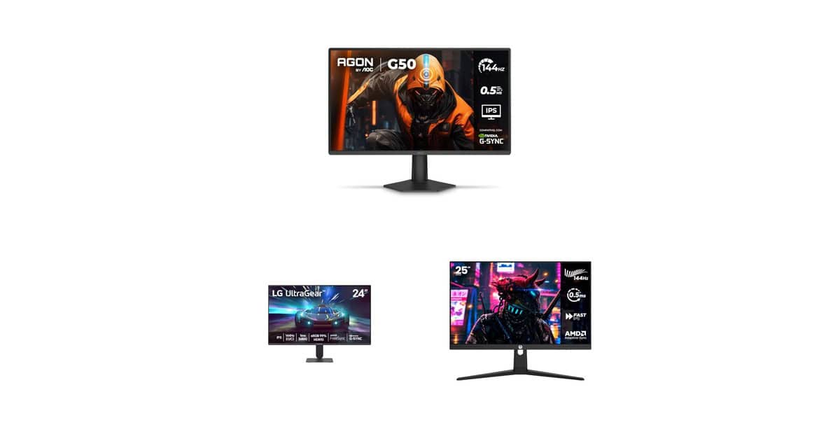 Quer um setup mais competitivo? Confira esta seleção de monitores gamer em promoção