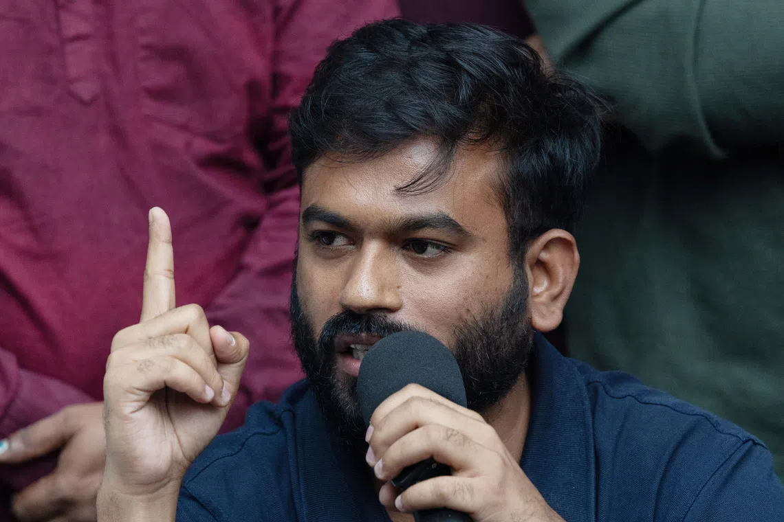 Abhijeet Dipke was arrested to prevent a breach of the peace and will be called before a court.